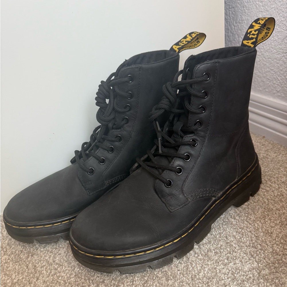 Dr. Martens Black Leather Boots